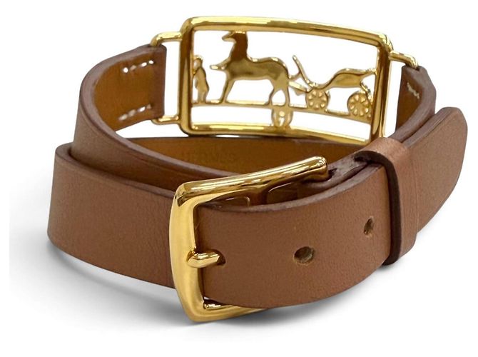 Hermès Bracciale Charm Calèche Double Tour Hermes - vista 5