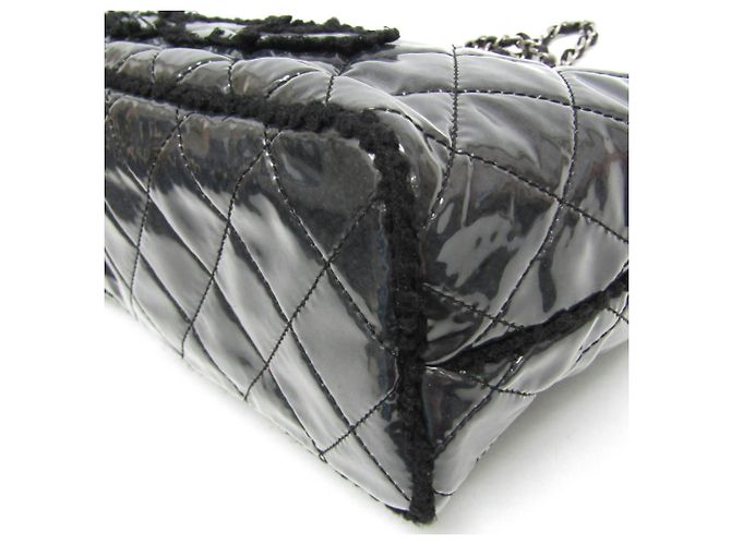 Borsa a tracolla Chanel in Toile vernice con catena A47155 - vista 5