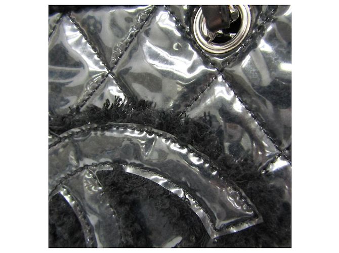 Borsa a tracolla Chanel in Toile vernice con catena A47155 - vista 8