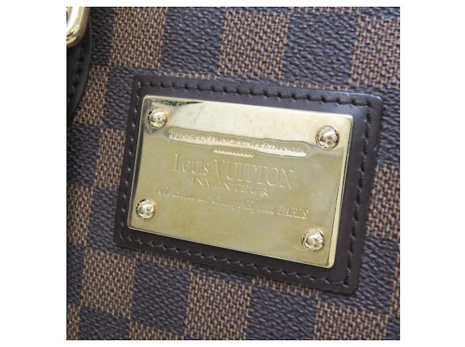 Borsa Louis Vuitton Damier Hampstead PM - vista 13