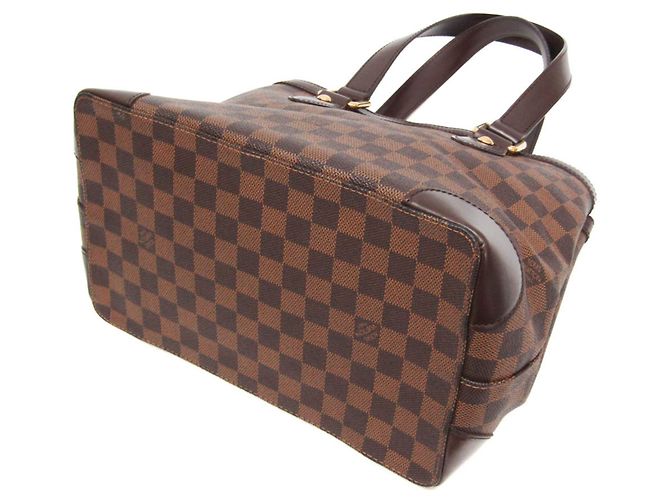 Borsa Louis Vuitton Damier Hampstead PM - vista 2