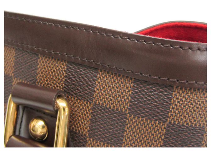 Borsa Louis Vuitton Damier Hampstead PM - vista 8