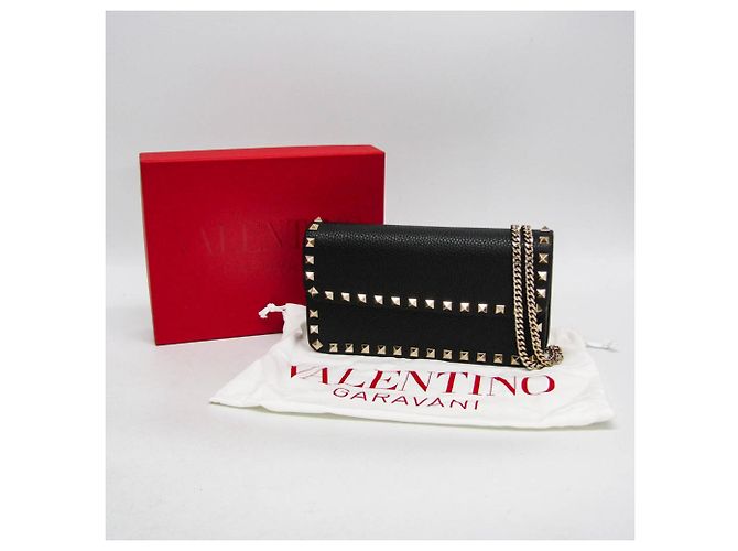 Borsa Portafoglio a Catena Valentino Garavani Rockstud - vista 2