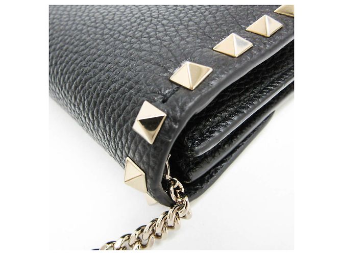 Borsa Portafoglio a Catena Valentino Garavani Rockstud - vista 8