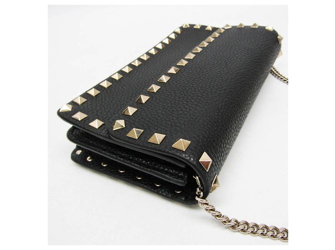 Borsa Portafoglio a Catena Valentino Garavani Rockstud - vista 9