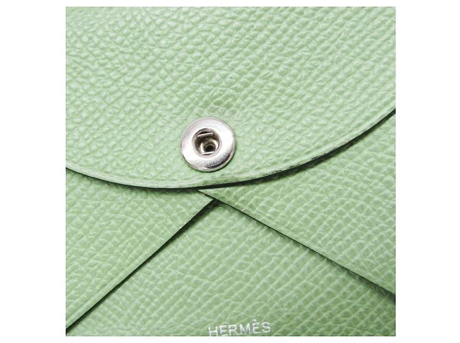 Hermès Tarjetero Hermes Calvi Duo de piel Epsom - vista 12