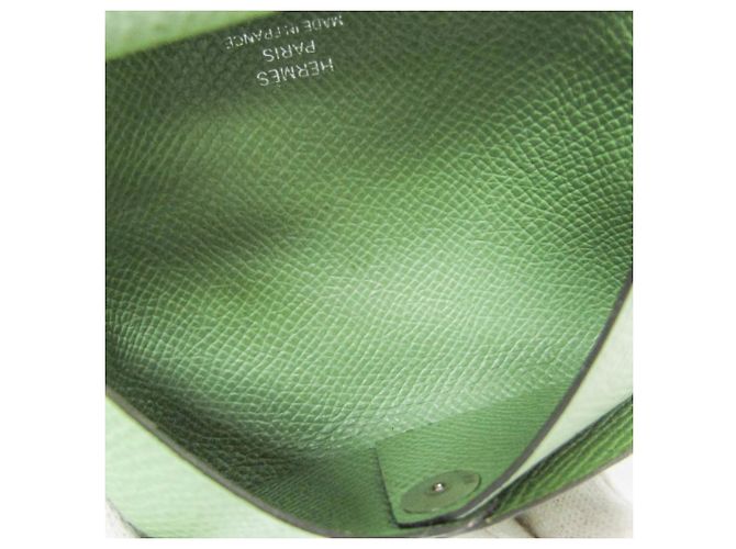 Hermès Tarjetero Hermes Calvi Duo de piel Epsom - vista 15