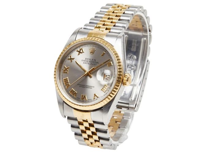 Orologio Rolex Datejust Gray Roman Combination 16233 - vista 2