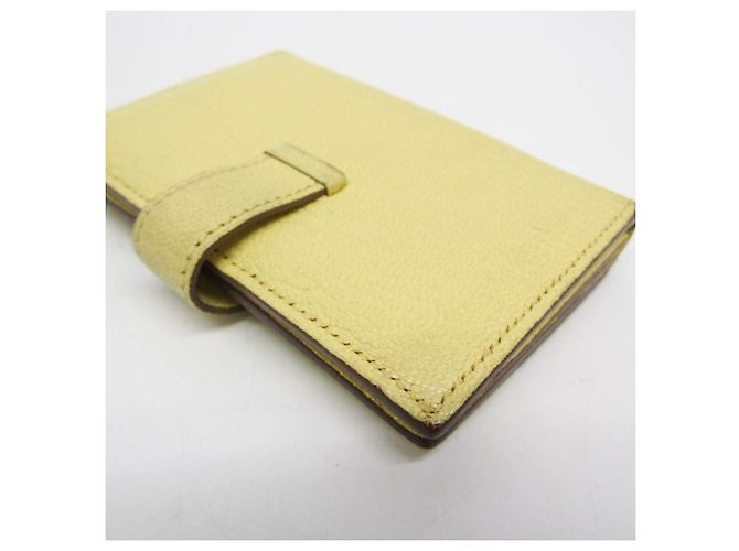 Béarn Hermès Hermes Bearn Mini Wallet in Lemon Yellow - Ansicht 10
