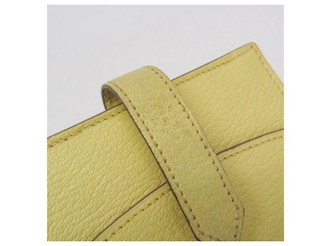 Béarn Hermès Hermes Bearn Mini Wallet in Lemon Yellow - Ansicht 13