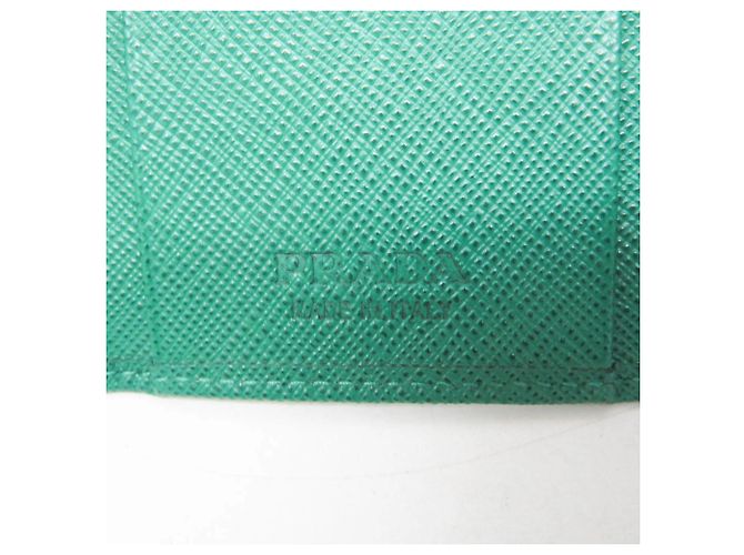 Prada Saffiano 2PG222 Schlüsselfach in Green - Ansicht 10