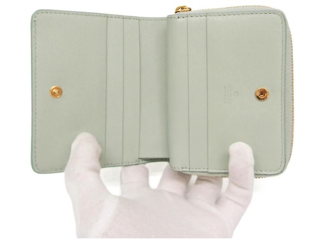 Cartera Mini Gucci Script en Light Green - vista 3