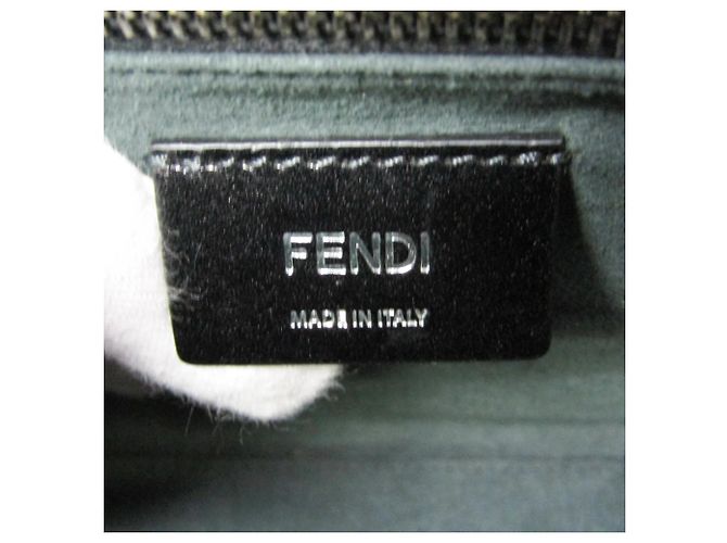 Fendi Zucca Soft Trunk 7VA571 Borsa Boston/a tracolla da uomo Nero - vista 17