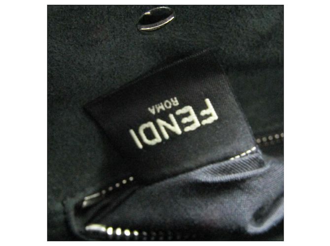 Fendi Zucca Soft Trunk 7VA571 Borsa Boston/a tracolla da uomo Nero - vista 19