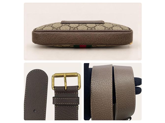 Borsa cintura Gucci Ophidia GG Supreme Canvas - vista 5