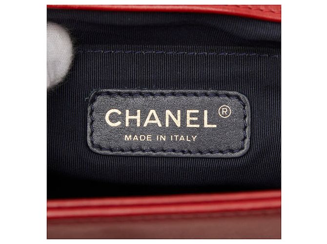 Chanel Coco Mark Boy 25 Schultertasche mit Kette - Ansicht 12