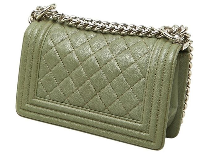 Bolso de hombro Chanel Matelassé Coco Mark Boy Chain - vista 2