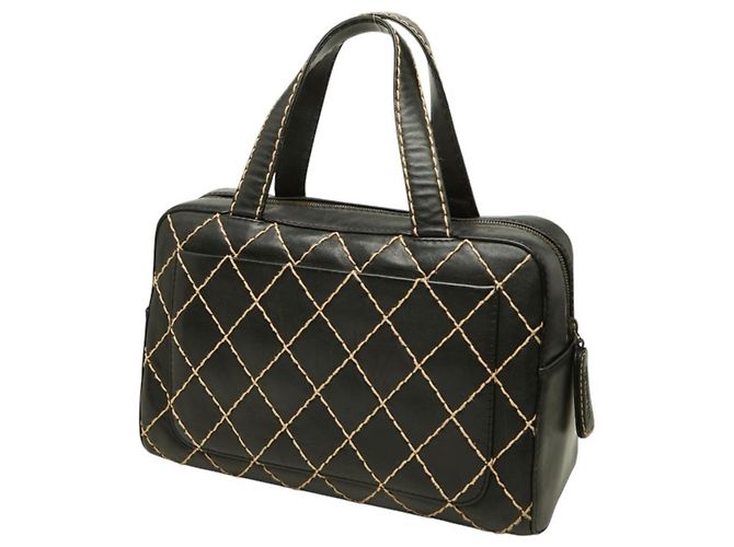 Borsa Chanel Coco Mark Wild Stitch Mini Boston Bag - vista 2