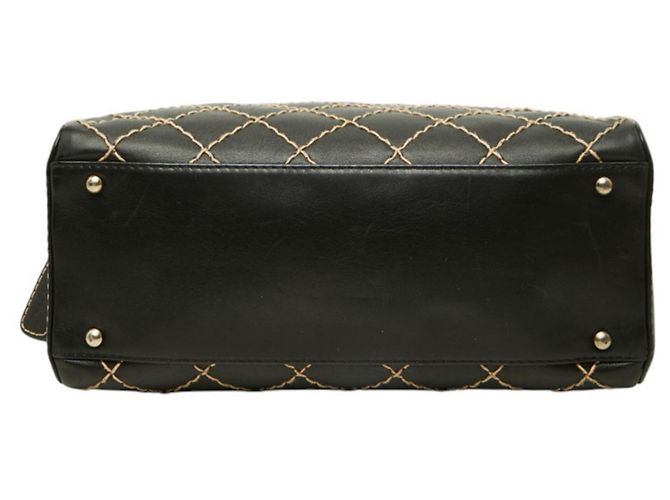 Borsa Chanel Coco Mark Wild Stitch Mini Boston Bag - vista 3