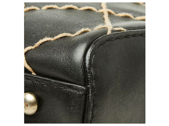 Borsa Chanel Coco Mark Wild Stitch Mini Boston Bag - vista 4