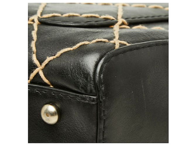 Borsa Chanel Coco Mark Wild Stitch Mini Boston Bag - vista 5