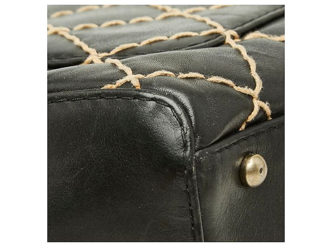 Borsa Chanel Coco Mark Wild Stitch Mini Boston Bag - vista 7