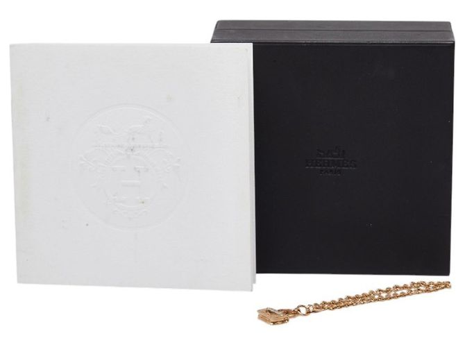 Hermès Bracciale con Charm Hermes 18K Pink Gold Diamante - vista 7