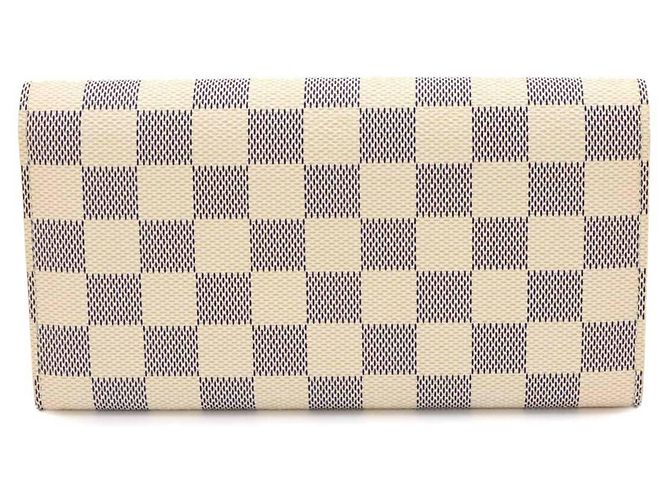 Louis Vuitton Damier Azur Portefeuille Sarah Bi-fold Long Wallet - vista 3