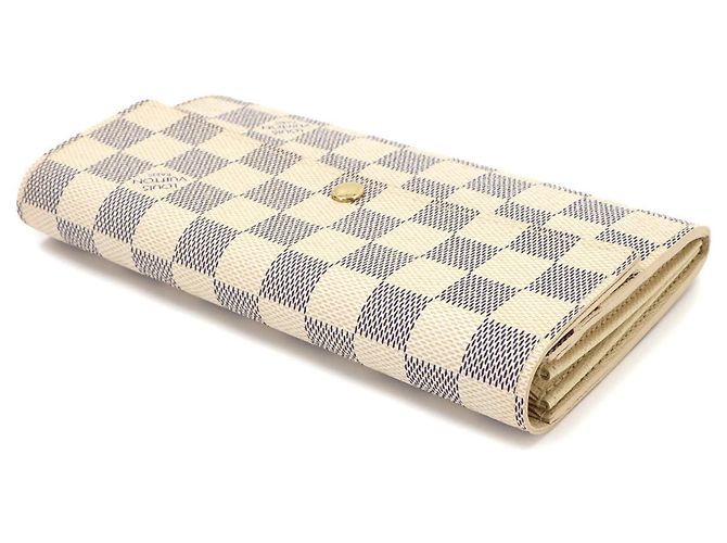Louis Vuitton Damier Azur Portefeuille Sarah Bi-fold Long Wallet - vista 4