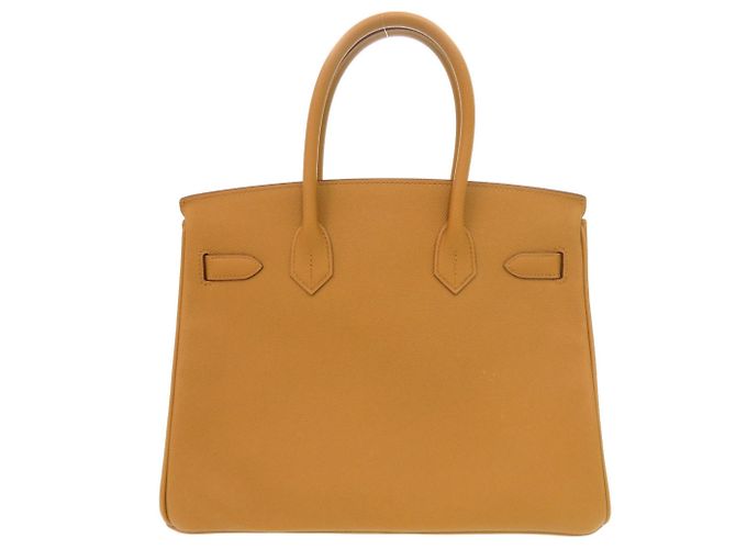 Hermès Borsa Hermes Birkin 30 in pelle Epsom Gold - vista 3