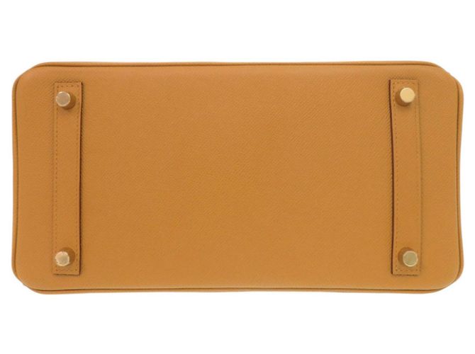Hermès Borsa Hermes Birkin 30 in pelle Epsom Gold - vista 4