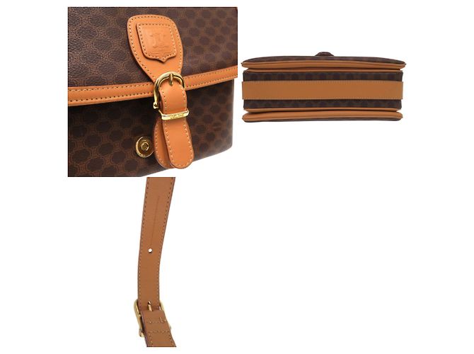 Céline Celine Macadam Vintage M16 Brown Schultertasche - Ansicht 6
