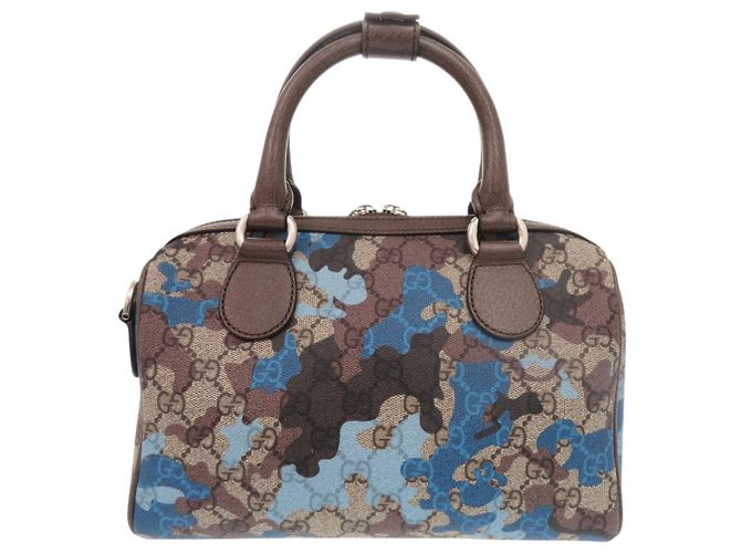 Borsa Mini Boston Gucci GG Camouflage - vista 3