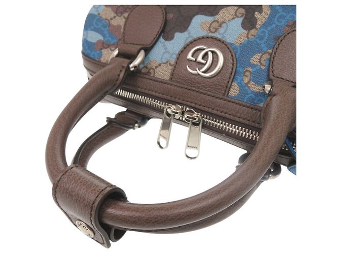Borsa Mini Boston Gucci GG Camouflage - vista 6