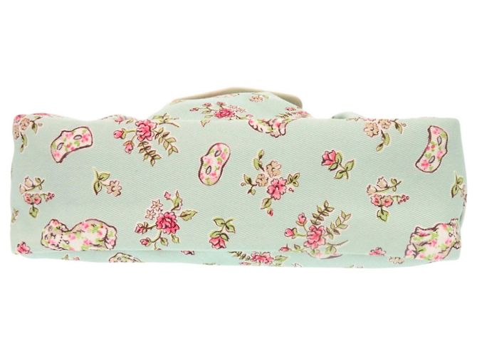 Borsa a mano a forma di cane floreale Gucci per bambini in Mint Blue - vista 4