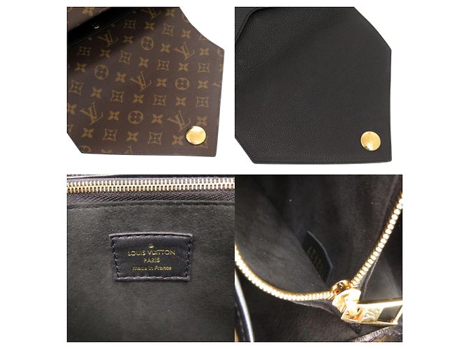 Borsa Louis Vuitton Double V Monogram Canvas Leather - vista 7