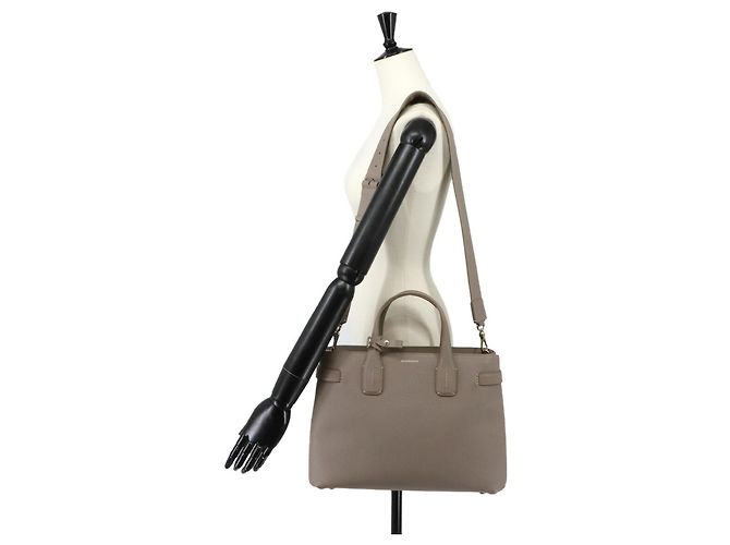 Borsa a mano e a tracolla Burberry Banner Medium 2-Way Tote - vista 10