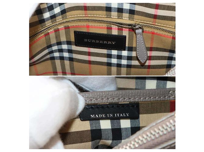 Borsa a mano e a tracolla Burberry Banner Medium 2-Way Tote - vista 7