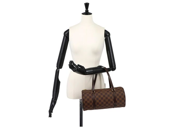 Borsa Louis Vuitton Papillon 30 Damier - vista 10