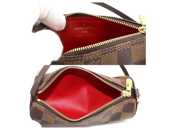 Borsa Louis Vuitton Papillon 30 Damier - vista 8