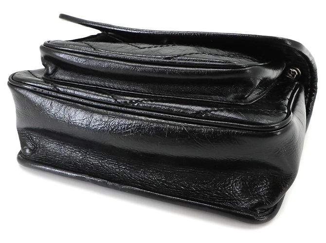 Autre Marque Borsa a tracolla Saint Laurent Niki Baby Chain in pelle nera - vista 4