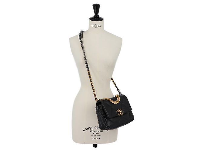 Borsa a mano e spalla 2-Way Chanel 19 - vista 10