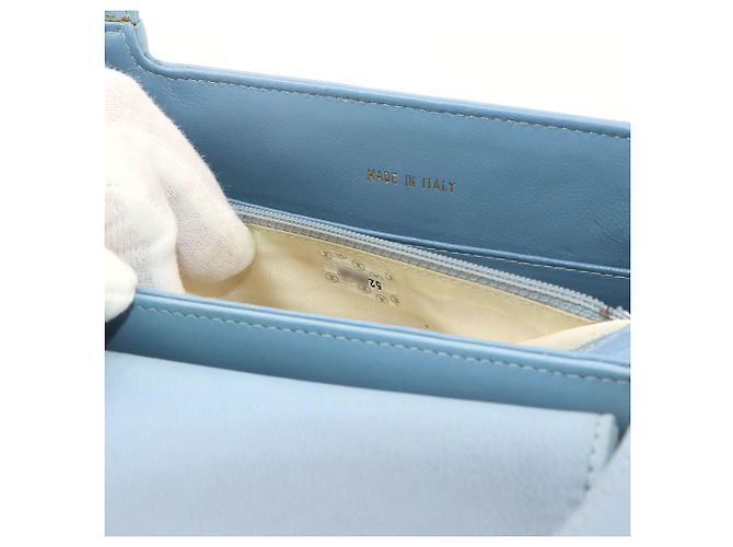 Chanel Kelly Handtasche in Hellblau - Ansicht 10