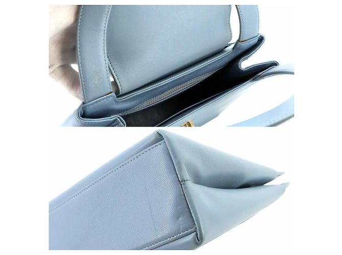 Chanel Kelly Handtasche in Hellblau - Ansicht 8