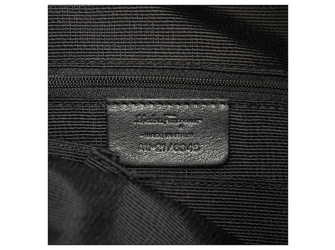 Salvatore Ferragamo Ferragamo Gancini Canvas Tote Schwarz - Ansicht 5