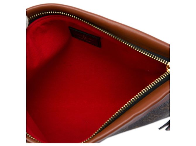 Louis Vuitton Brown Monogram Pochette Tuileries - vista 4