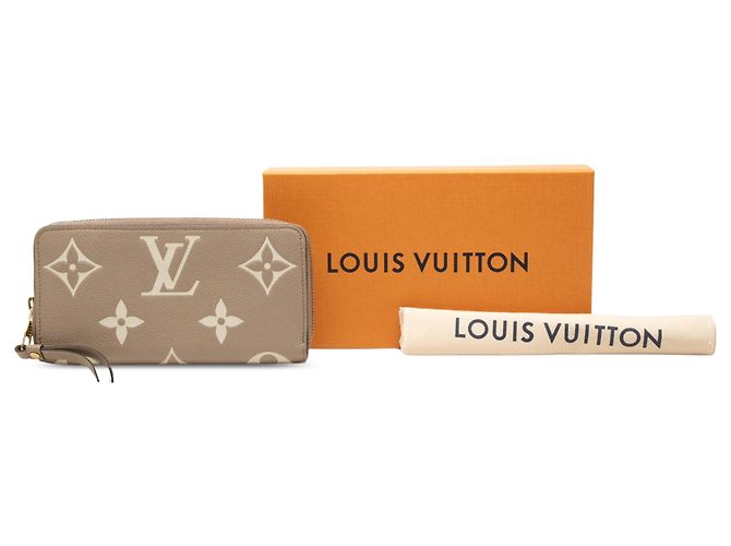 Louis Vuitton Brown Bicolor Monogram Empreinte Giant Zippy Wallet - Ansicht 7