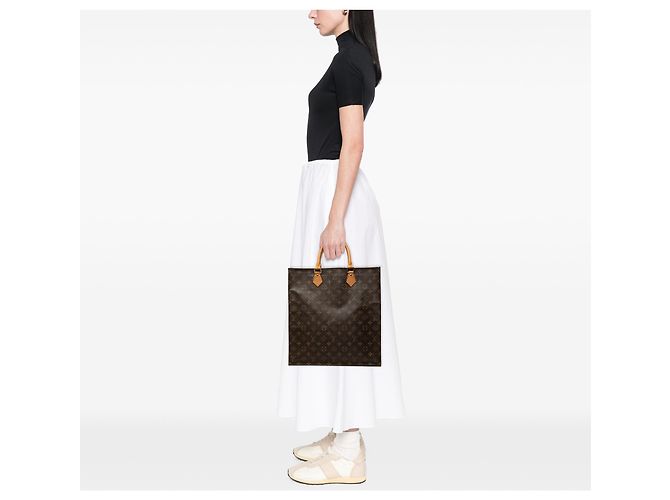 Louis Vuitton Brown Monogram Sac Plat - Ansicht 9