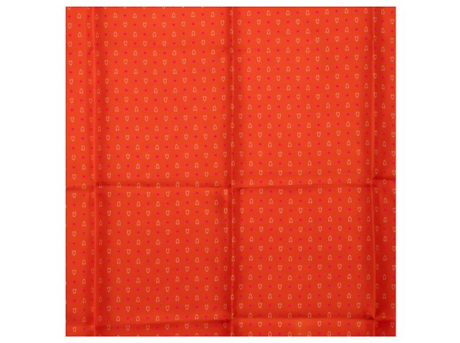 Hermès Seidentuch Orange Equestrian Print 90 - Ansicht 2