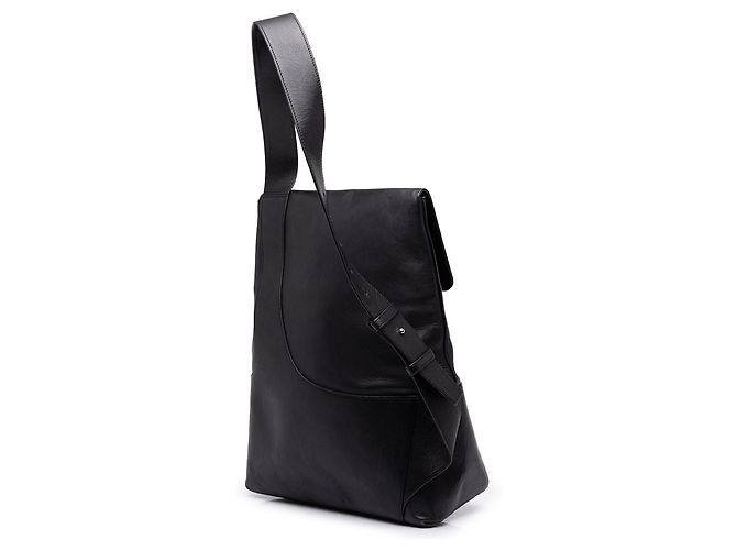 Borsa Sling Anagram LOEWE in pelle nera - vista 2